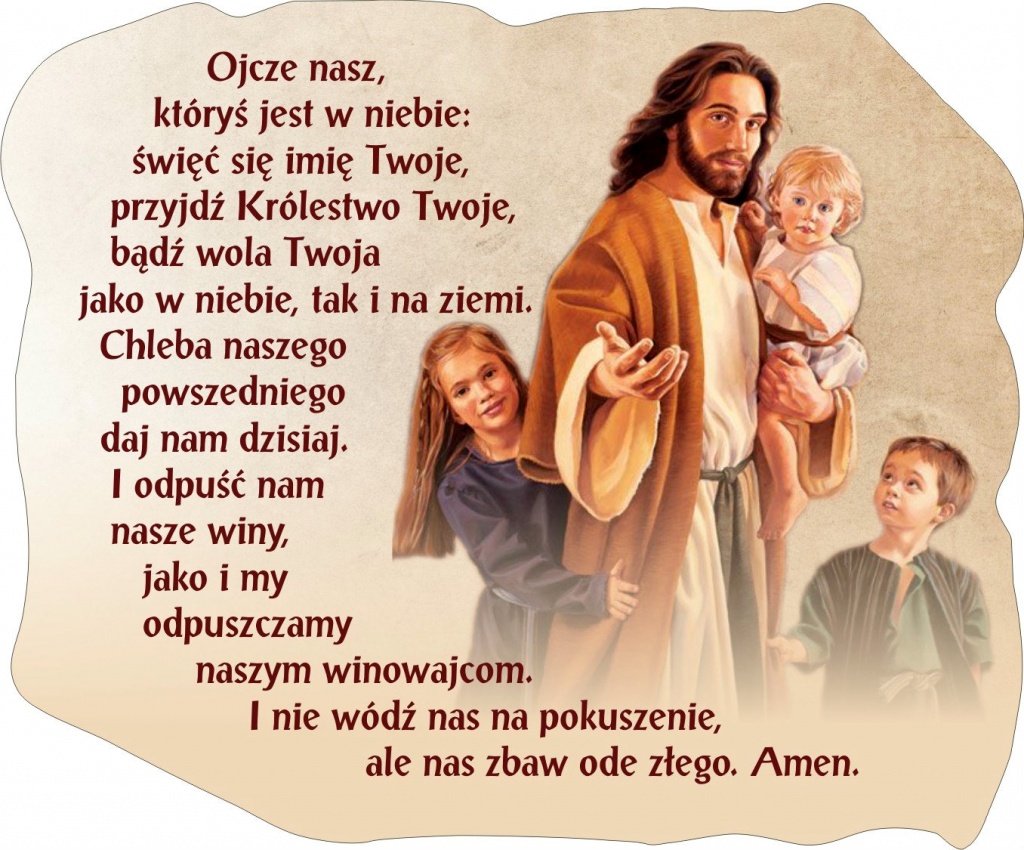 Magnes z modlitwą Ojcze Nasz - Gadźety - Inne - Dewocjonalia Ostrołęka