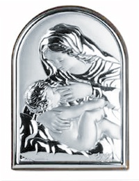 Obraz srebrny Matka Boża Karmiąca 95521
