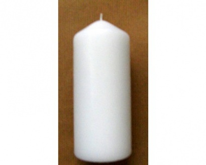Świeca biała lakierowana KL 5 - 15 cm