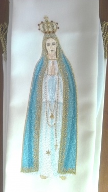 Stuła z ikoną Matki Bożej Fatimskiej 208 A