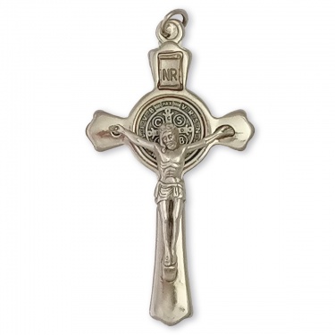 Krzyż Św. Benedykta stella srebrna
