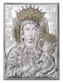 Obraz srebrny MATKA BOŻA CZĘSTOCHOWSKA 13x18 - 18045/4L  