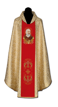 Ornat z wizerunkiem Św. Ojca Pio 743 A