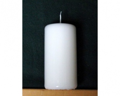 Świeca biała lakierowana KL 4 - 12 cm