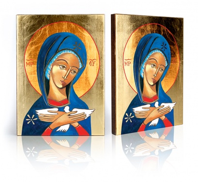 Ikona - PNEUMATOFORA - Matka Boża niosąca Ducha Świętego - 3036 E