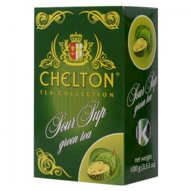 Chelton Herbata Zielona z Sour Sup / z flaszowcem / 100g kartonik