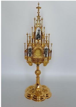 Relikwiarz gotycki, 211.Papieski na relikwie Jana Pawła II  / FM
