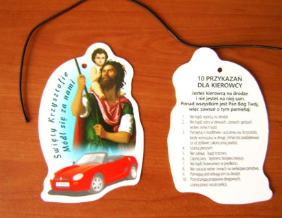 10 przykazań dla Kierowcy - Święty Krzysztof AL