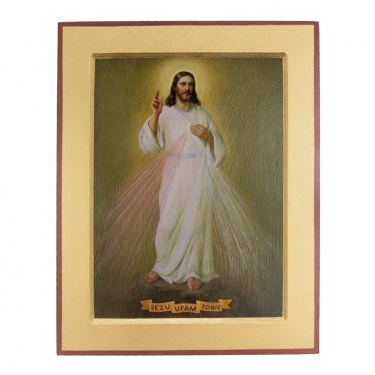 Ikona - Jezusa Miłosiernego - 030 18 x 23 cm