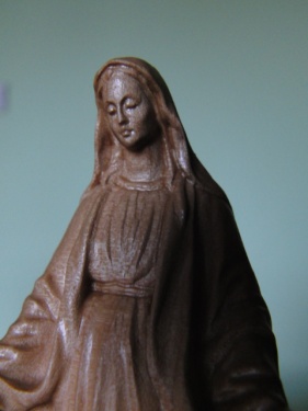 Figurka z drewna - Matka Boża Niepokalana 21 cm 