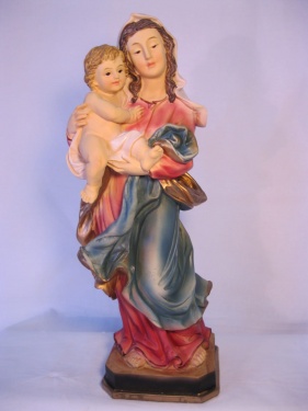 Figurka Matki Bożej z Dzieciątkiem 26  M010/MB