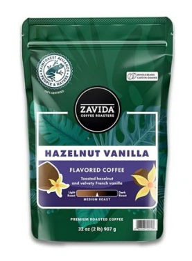 Zavida Hazelnut Vanilla 907 g - kawa ziarnista RFA