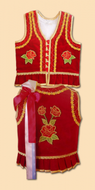 Strój ludowy - gorset 122 B / A