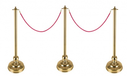 Słupek, stojak odgradzający kpl 4 szt / L