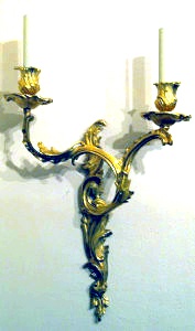 Kinkiet na prąd lub na świece 4 A  RU