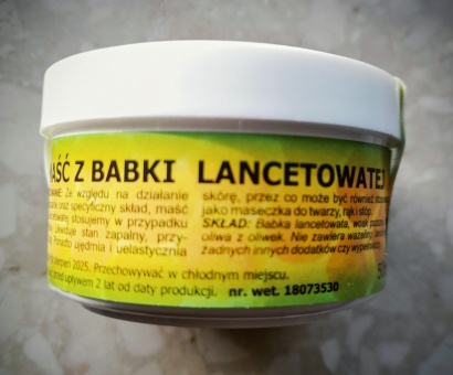 MAŚĆ Z BABKI LANCETOWATEJ