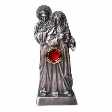 Relikwiarz - Św. Franciszek i Św. Klara  066 /ZBP