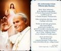 Obrazek Św. Jan Paweł II i Jezu Ufam Tobie