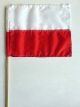 Chorągiewka, Flaga biało-czerwona, z tkaniny