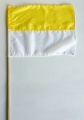 Chorągiewka, Flaga żółto-biała, z tkaniny