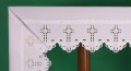 Obrus ołtarzowy koronkowy krzyż - Kr