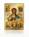 Ikona Chrystus Pantokrator oraz Sceny z Życia Jezusa  - 3518 Eco