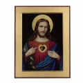 Ikona - Serce Jezusa - 043 M 17 x 13 cm