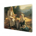 Obraz religijny Jezus i Samarytanka-woda życia  060 płótno
