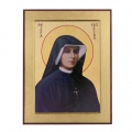 Ikona / obraz  - Święta Faustyna - 047 18 x 23 cm