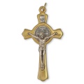 Krzyż Św. Benedykta stella złota - cena od min. 10 szt