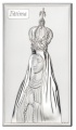 Obraz srebrny MATKA BOŻA  FATIMSKA 18032/3XL 9x15