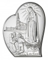 Obraz srebrny MATKA BOŻA FATIMSKA M81056/2, 12X15